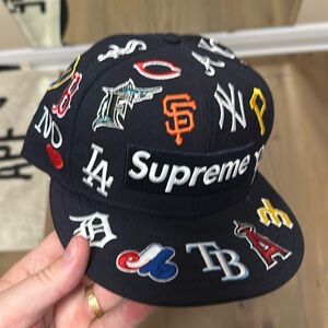 Supreme all teams hat
